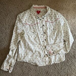 Western Style Vintage Mossimo Button Down size large